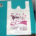 HDPE t-shirt shopping bags with your logo